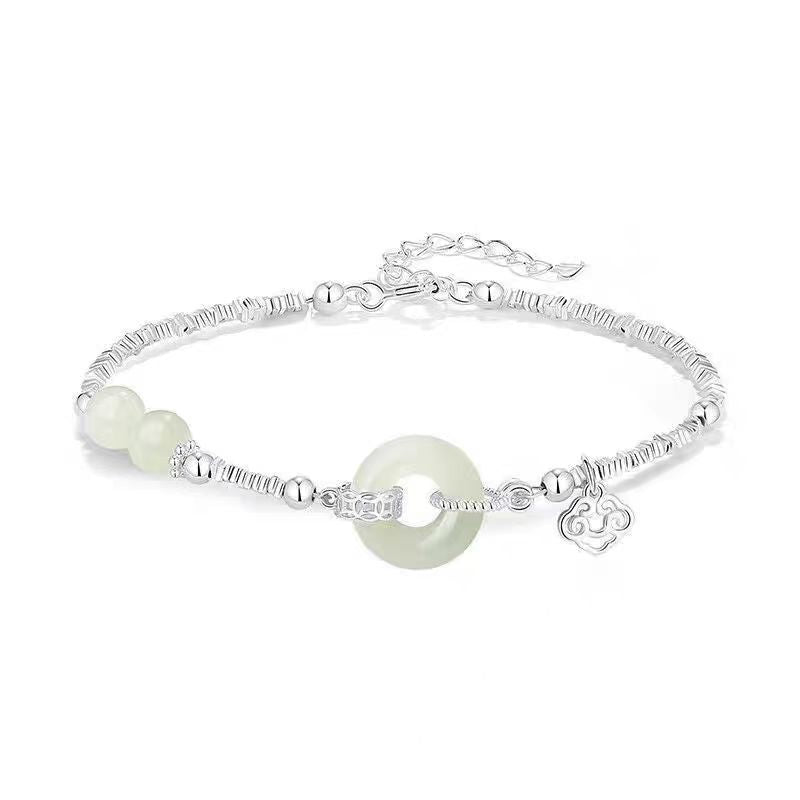 Trendy Imitation Chalcedony Safety Buckle Female Bracelet