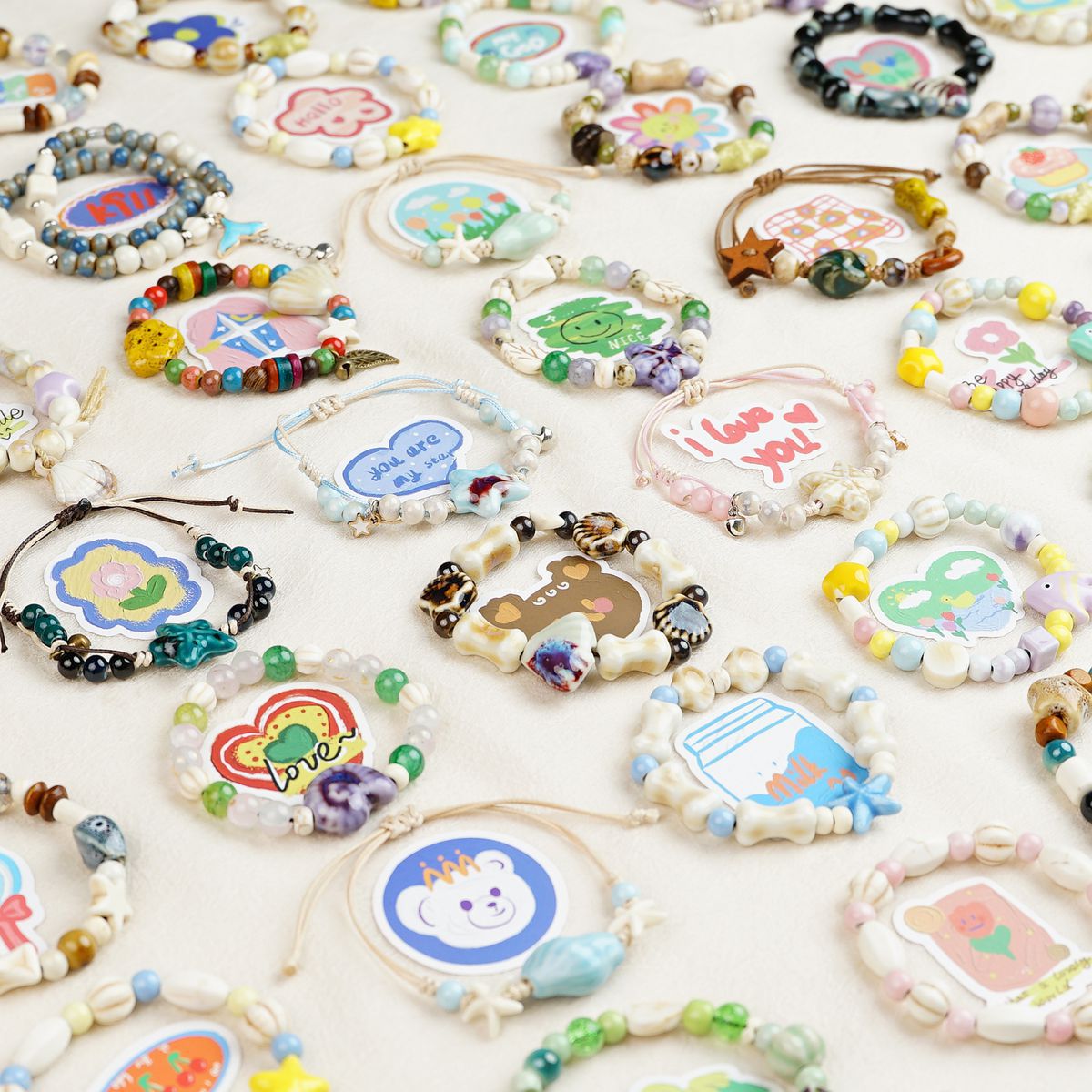 Ceramic Design High-grade Female Sweet Travel Simple Fresh Bracelet