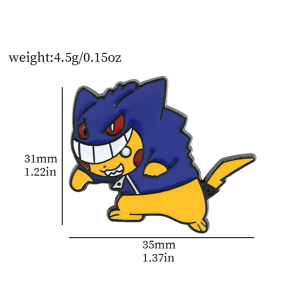 Cartoons Animation Brooch Poke Ball Badge Brooches