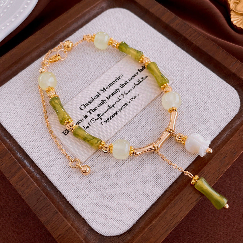 Women's Beaded Ethnic Style Light Luxury High Sense Bracelet