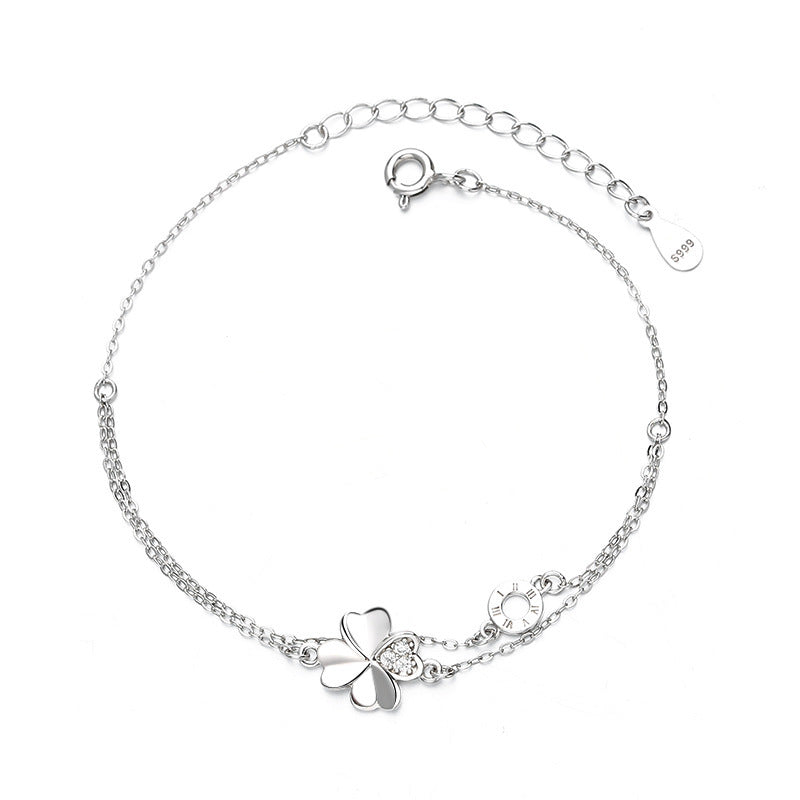 Female Korean Style Niche High Sense Affordable Luxury Double Layer Bracelet