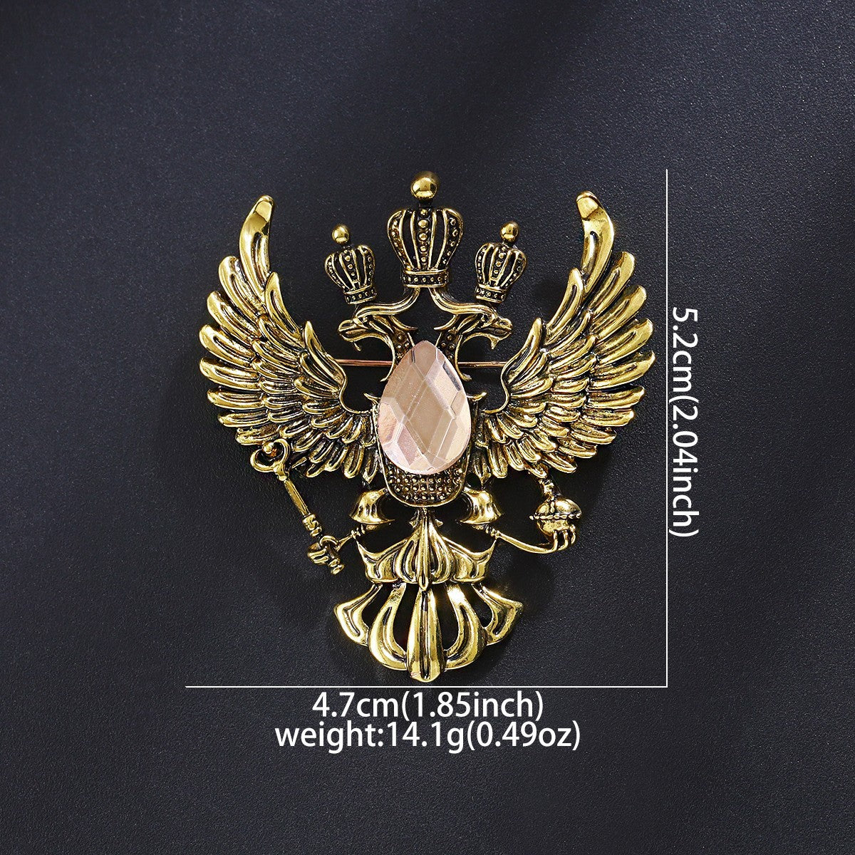 Women's & Men's Elegant Brooch Alloy Rhinestone Niche Design Business Corsage Brooches