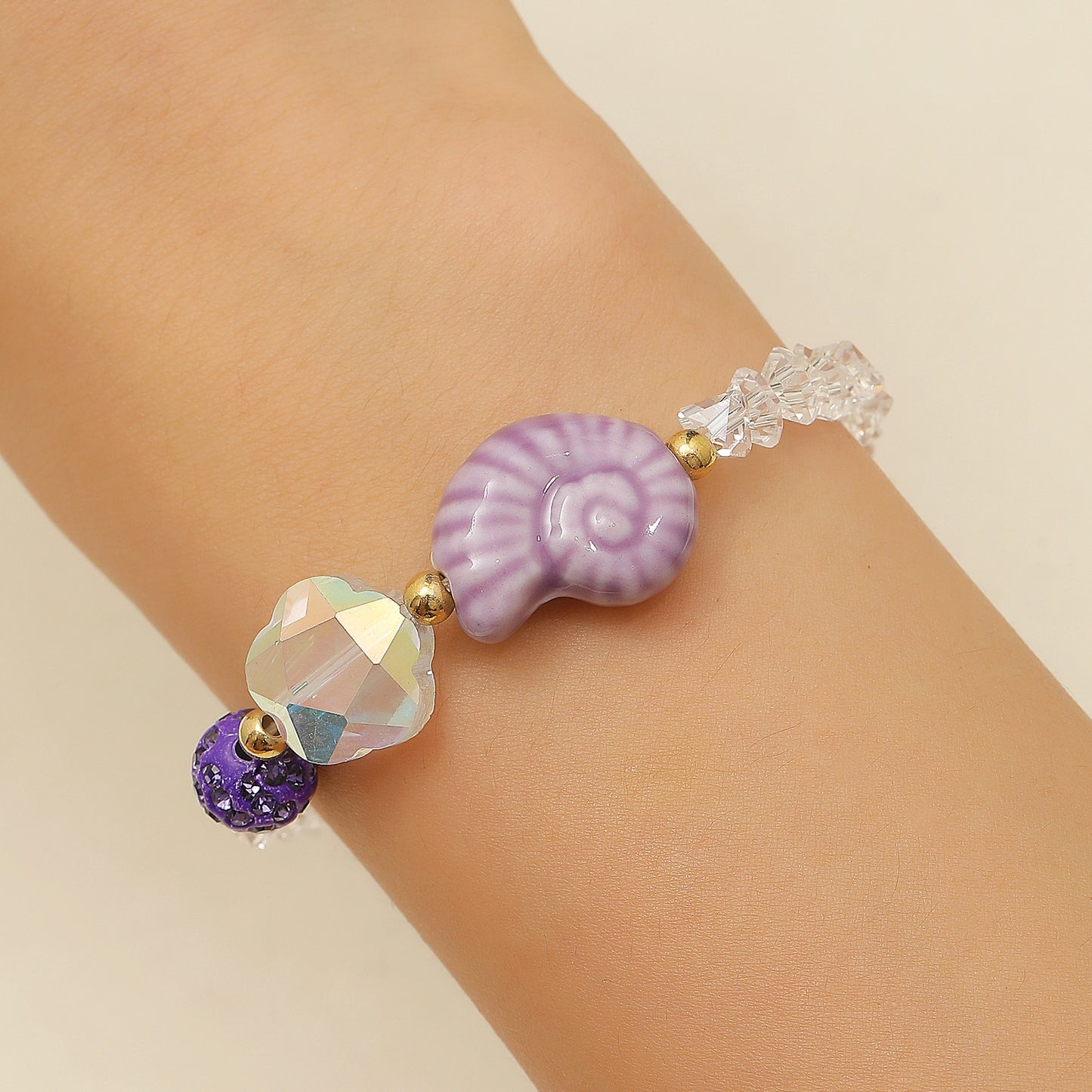 Ocean Style Cartoon Shell Female Bohemian Creative Weaving Turtle Jewelry Set