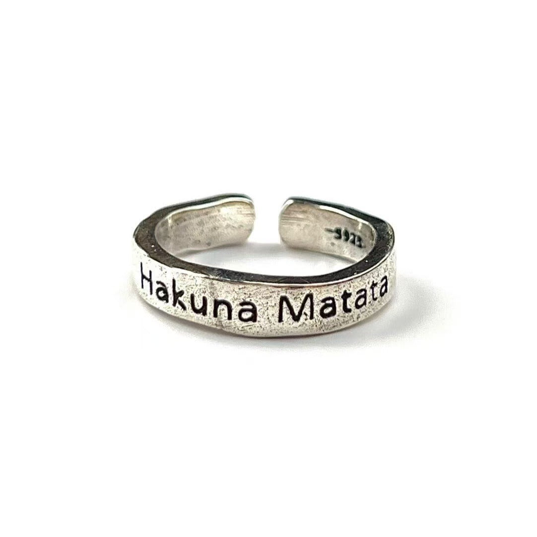 Charming Long Live Life Free Couple Rings