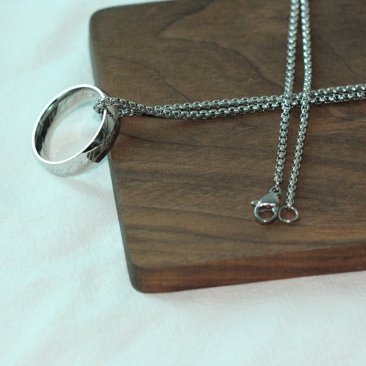 Sweater Chain Pearl The Lord Of Stainless Necklace