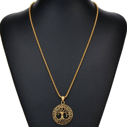 Of Life Stainless Steel Vintage Family Necklaces