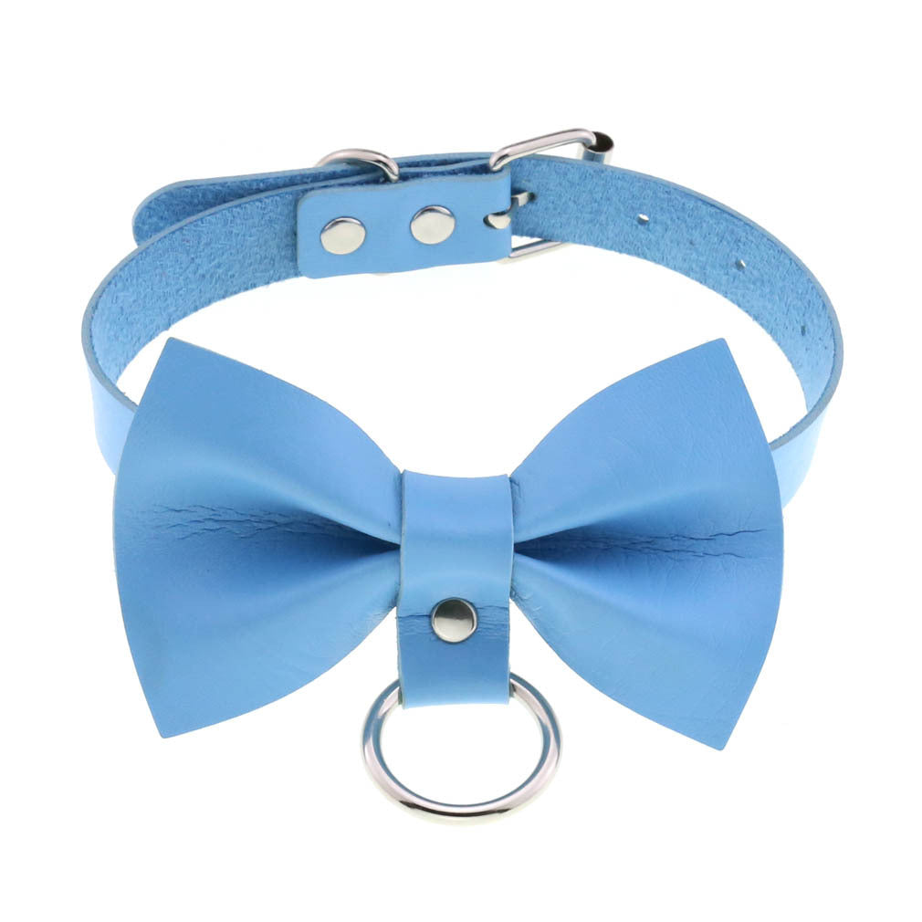 Punk Black Bowknot Neckband Graceful Fashionable Collar