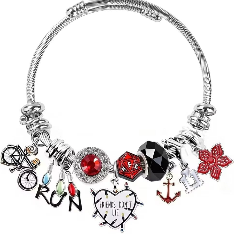 Anime Films Television Stranger Things Creative Fashion Letter Bracelet