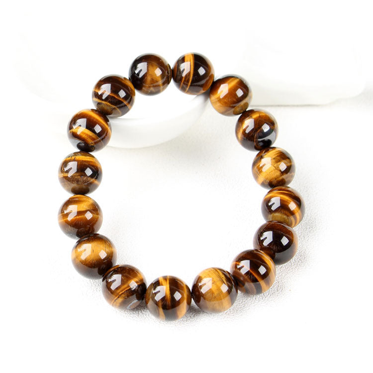 Women's & Men's Tiger's Eye Pi Plate Crafts Single Circle Life Minority Simple Bracelet