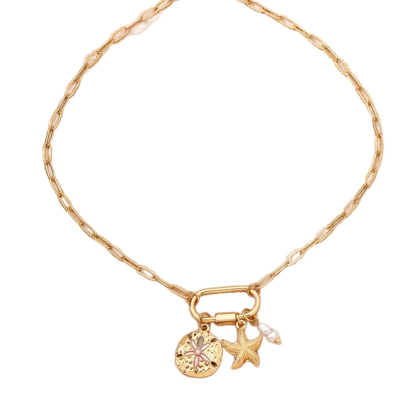 Fashion Popular Summer Starfish Flower Fish Pendants