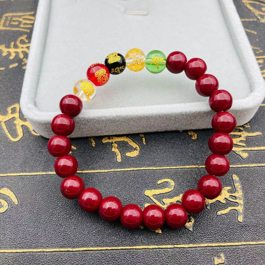 Women's & Men's Wealth Five-line Beads Original Life Fu Bracelets