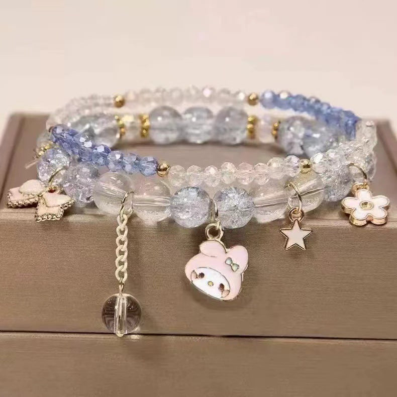 Little String Beads Crystal Female Cute Girlfriends Fashion Bracelet