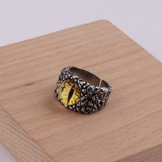 Fashion Alloy Devil's Eye Open Adjustable Rings