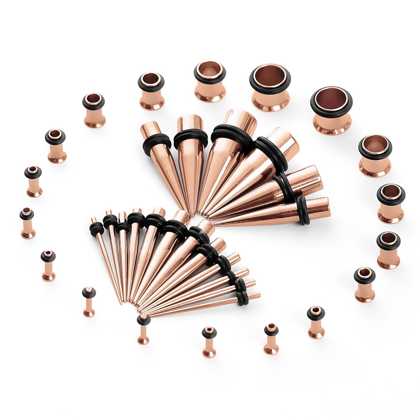 Pointed Cone Single Horn Ear Extender Amplifier High Sense Piercing Stud Earrings
