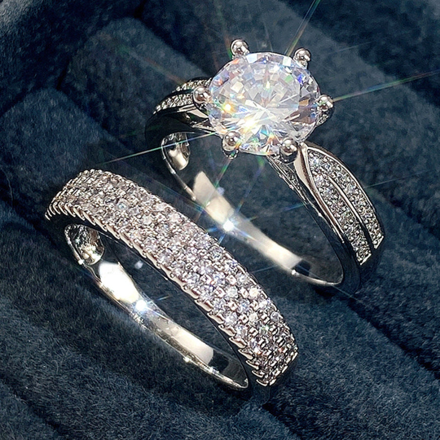 Versatile Women's Luxury Decoration Fashion Wedding Ring