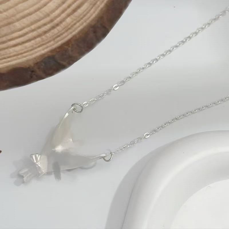 Flower Stand Creative Gift Light Luxury Fashion Jewelry Set
