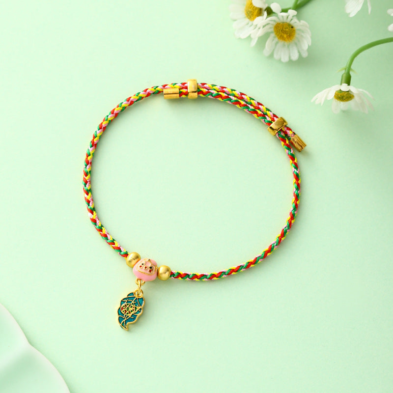 Children's Hundred Dragon Boat Festival Colorful Braided Rope Batches Of Goods Bracelets