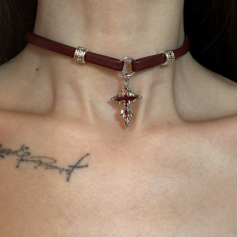 Millennium Hot Vintage Leather Design Sense Necklaces