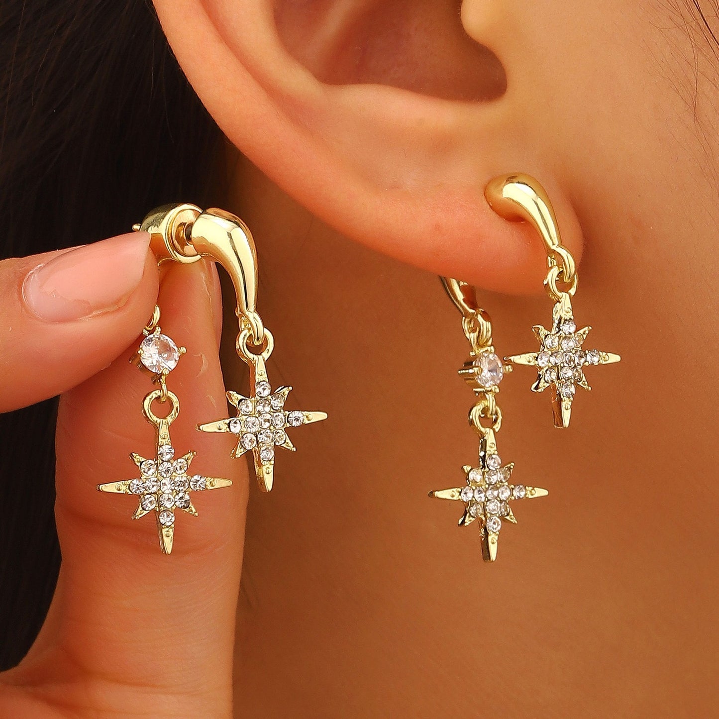 Light Luxury Sweet Flash Zirconium Design Exquisite Rings