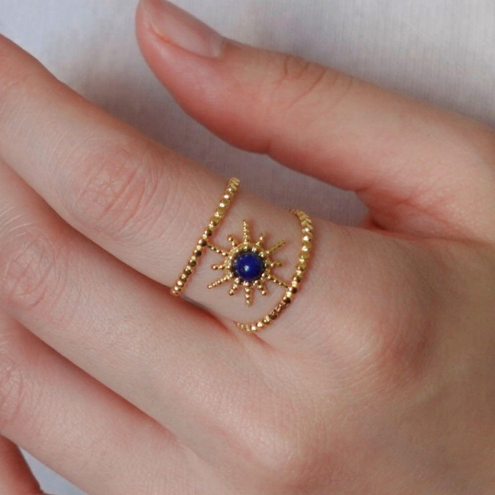Glaze Enamel Butterfly Female Purple Special Interest Light Rings