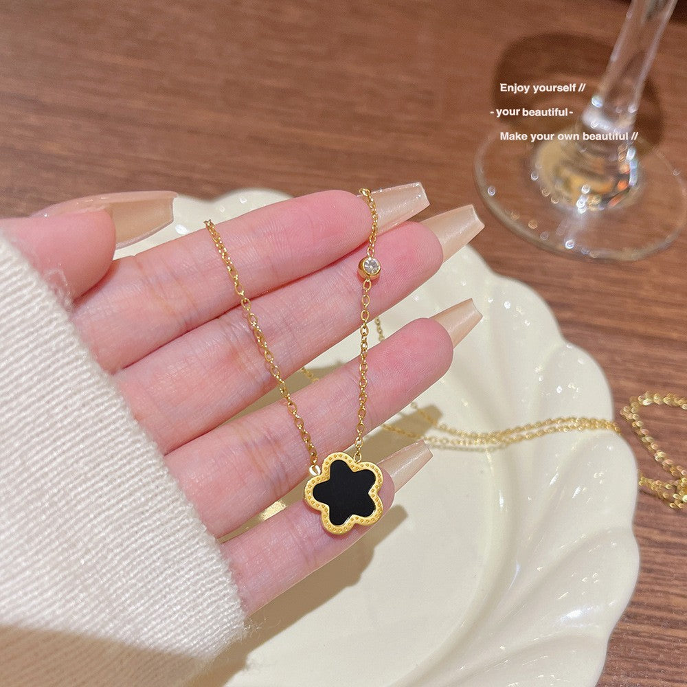 Concentric Sweet Cool Style Simple Light Luxury Niche Design Clavicle Necklaces