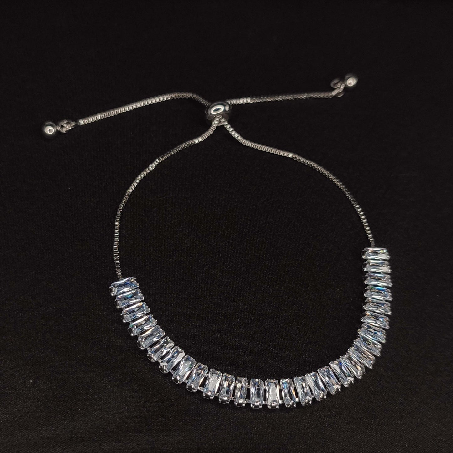 Korean Style Elegant Micro Inlaid Zircon Niche Pull Adjustable Bracelets