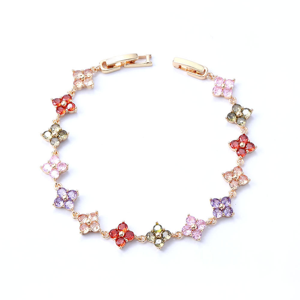 Women's Clover Light Luxury Exquisite High-grade Retro Fashion Jewelry Set