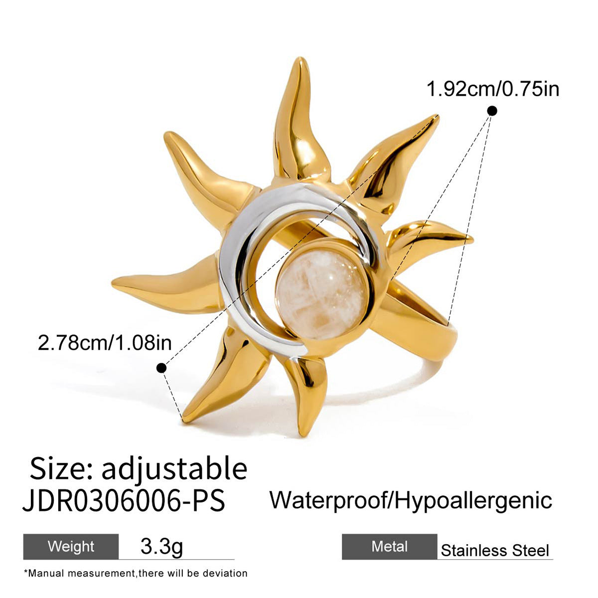 Ding Sun Stainless Steel Niche High Ring