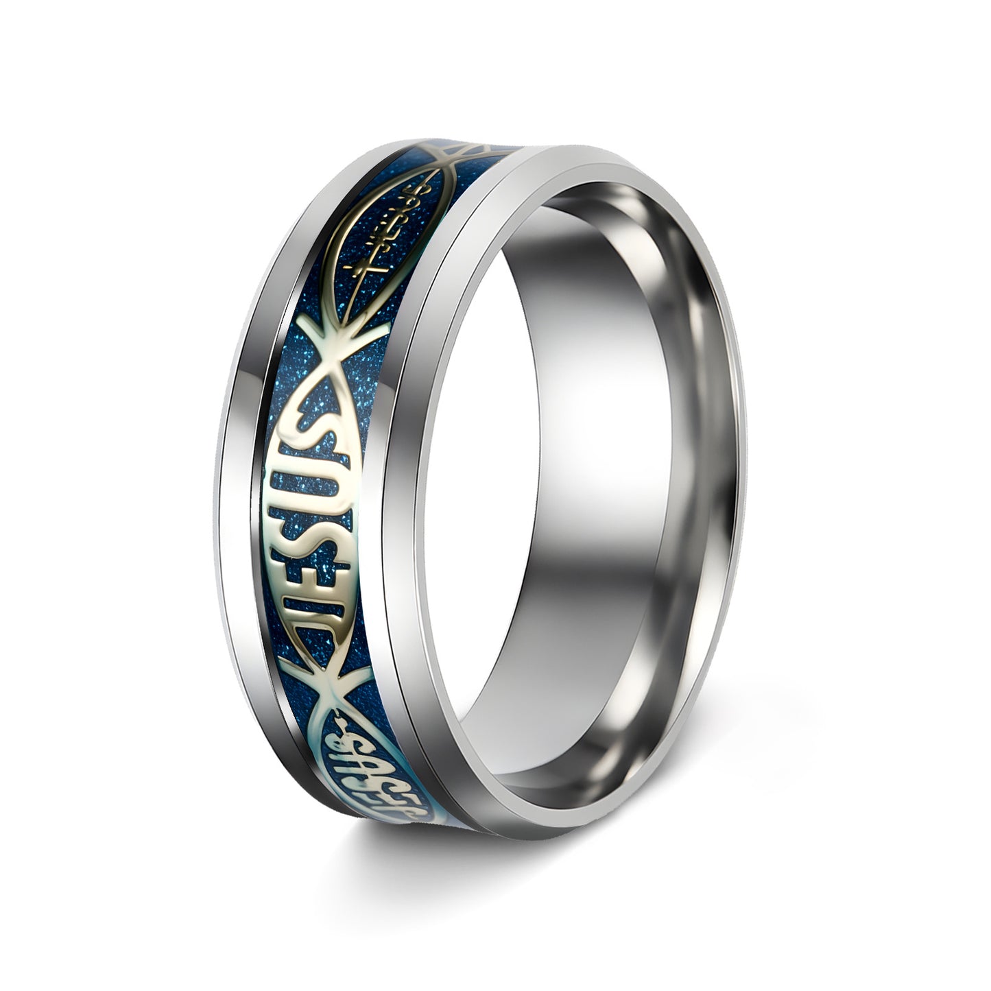 Attractive Simple Stainless Steel Halloween Easter Rings