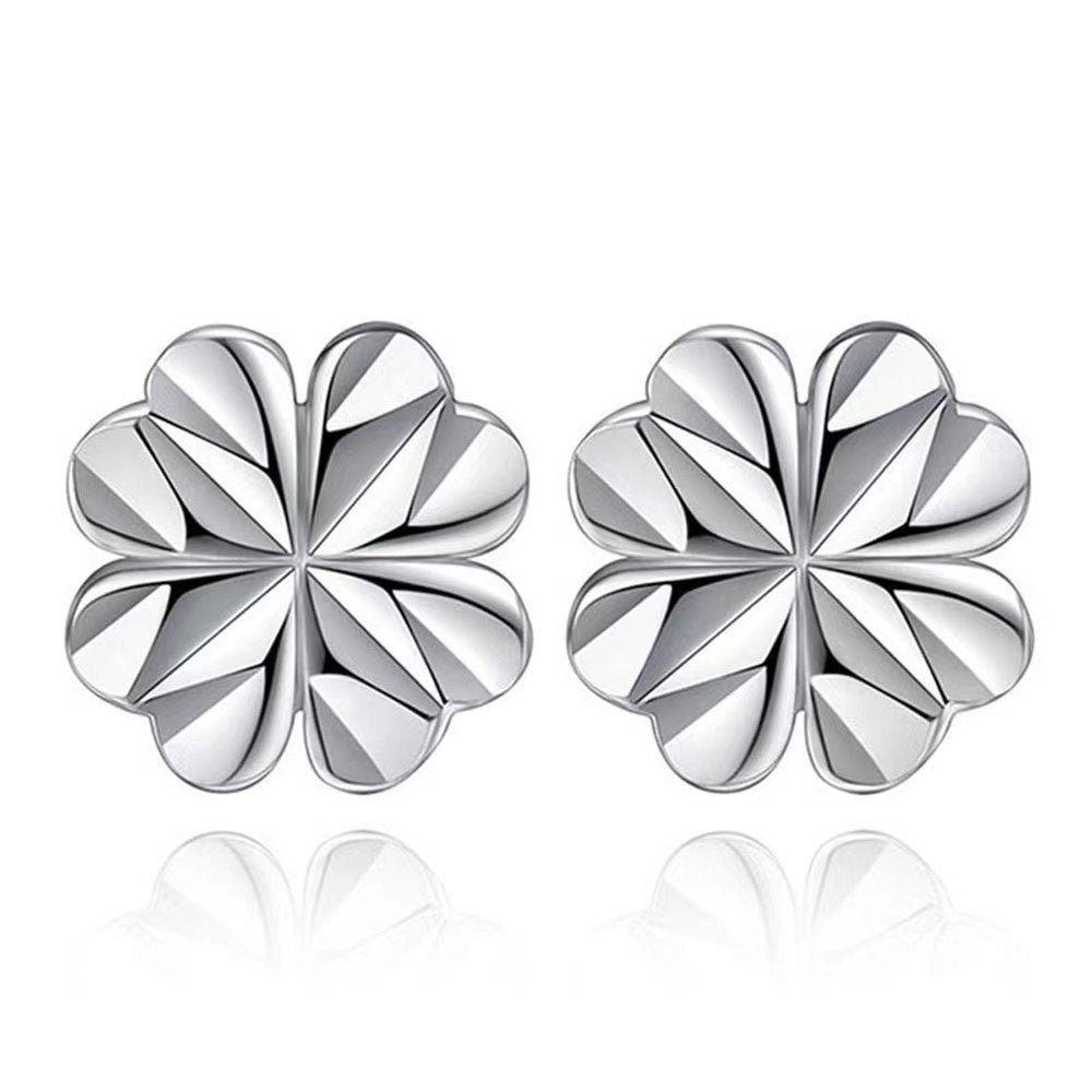 Sier Female Korean Simple Yi Lu Has You Stud Earrings