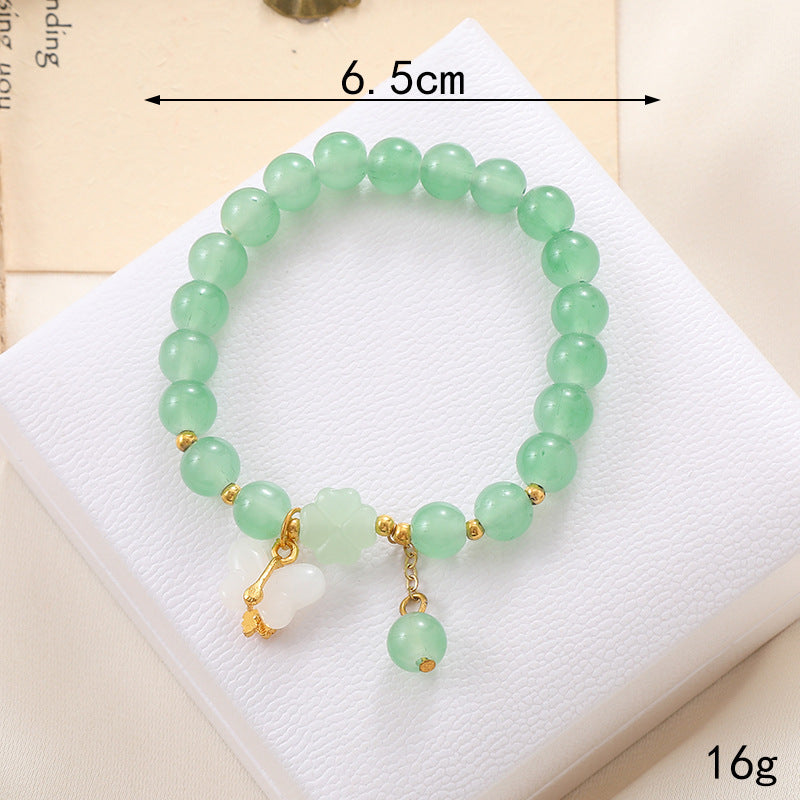 Graceful Crystal Super Moonstone Couple Girlfriends Bracelet