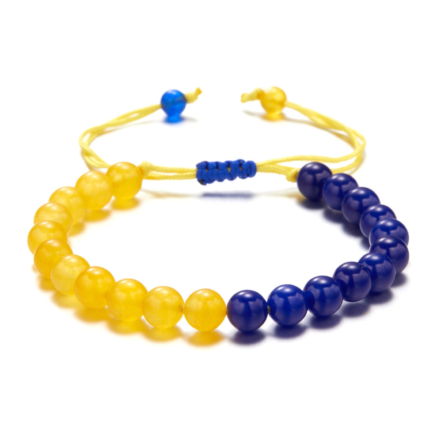 Fashion Ukraine Creative Beads Yellow Blue Bracelets