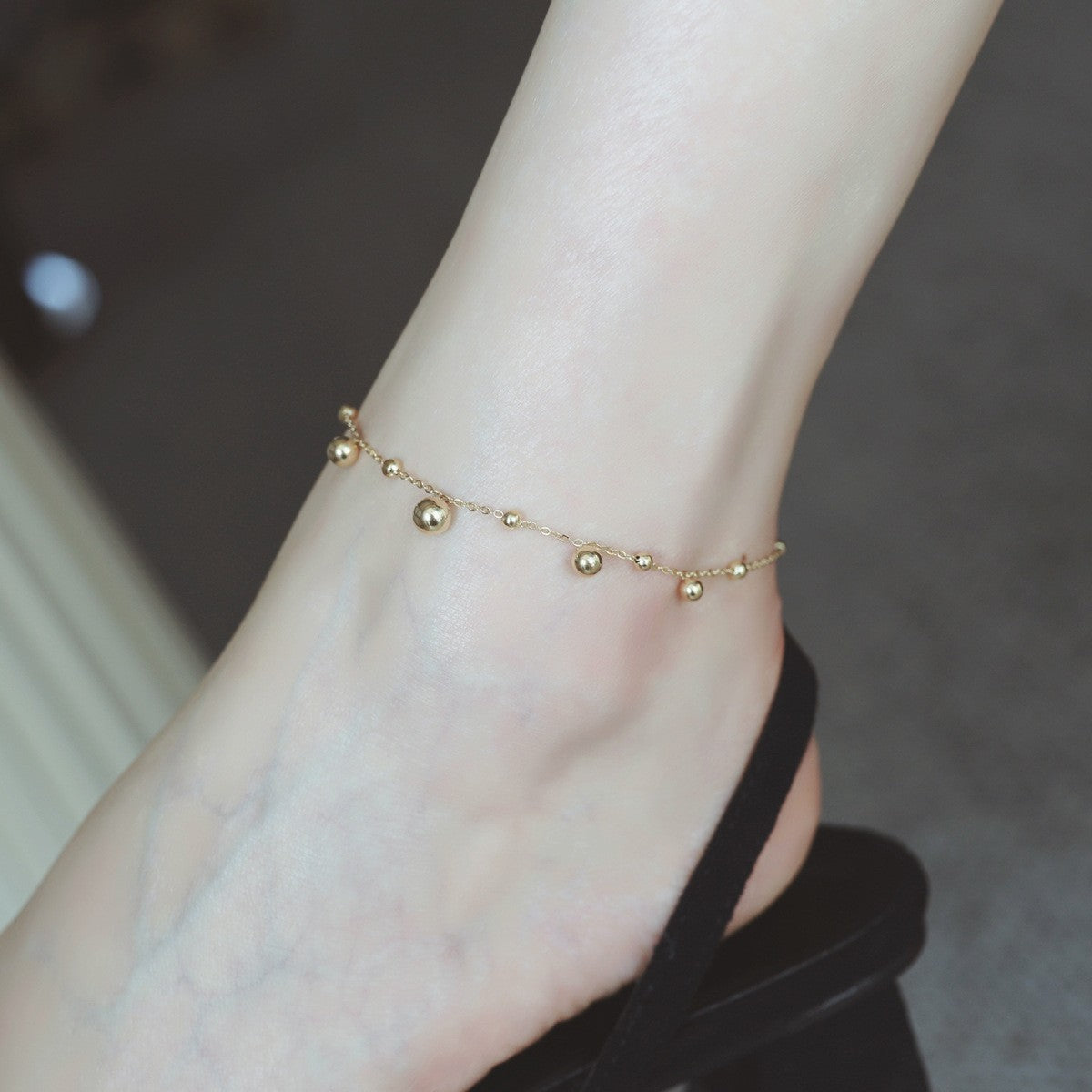 Women's Steel High-grade Gold Does Not Fade Anklets