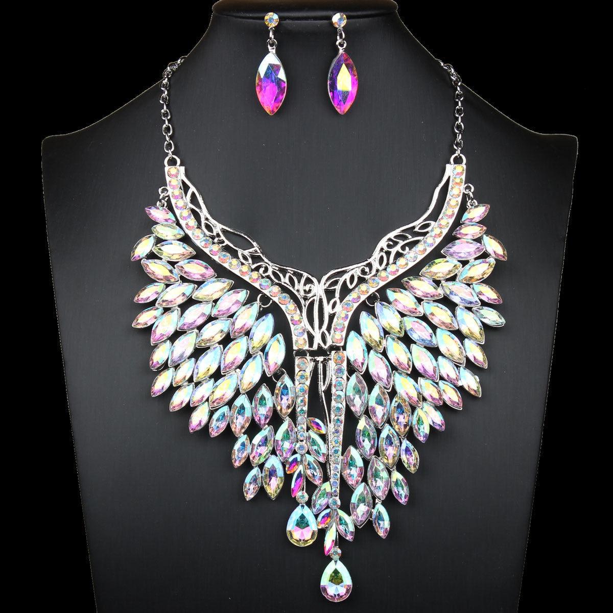 Women's Splendid Diamond Big Dress Banquet Fashion Earrings