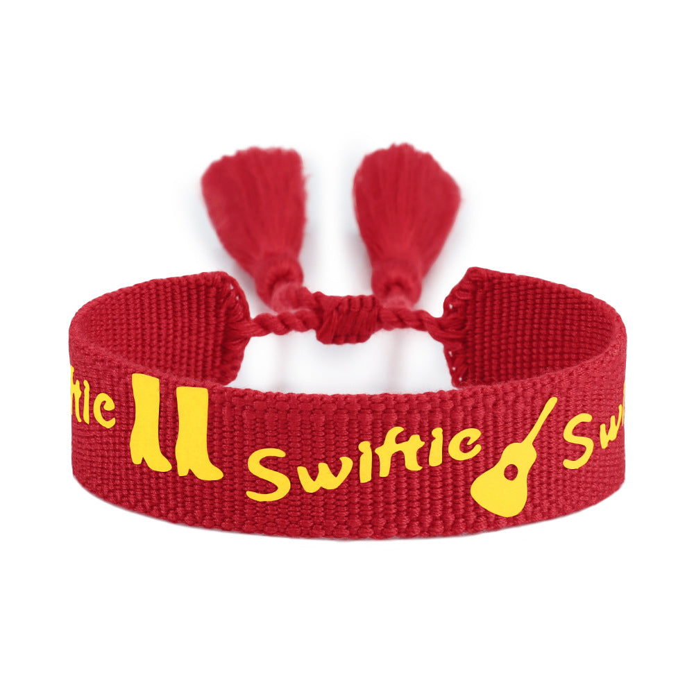 Friendship Hand Woven Rope Taylor Album Bracelets