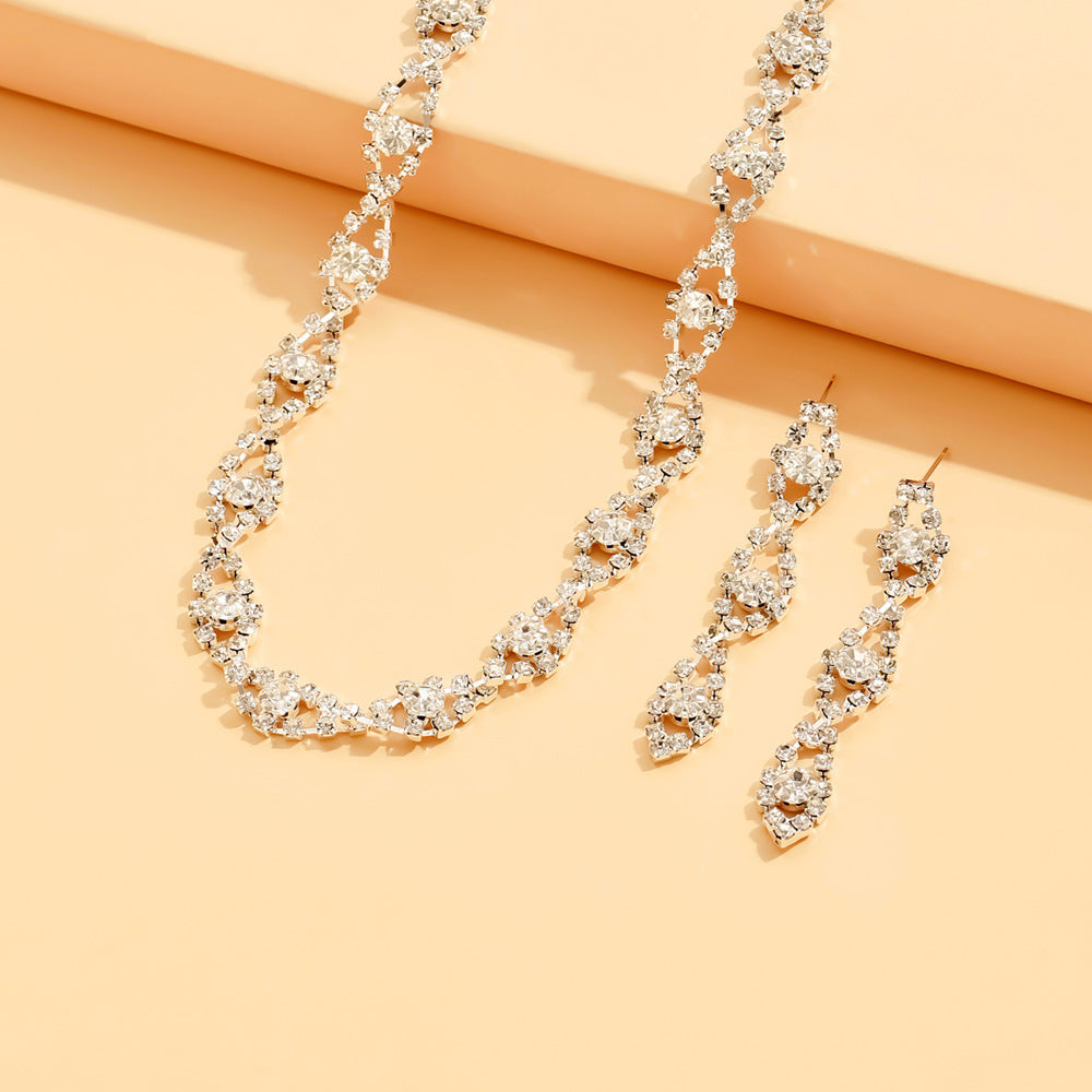 Casual New Irregular Chain Design Bridal Jewelry Set