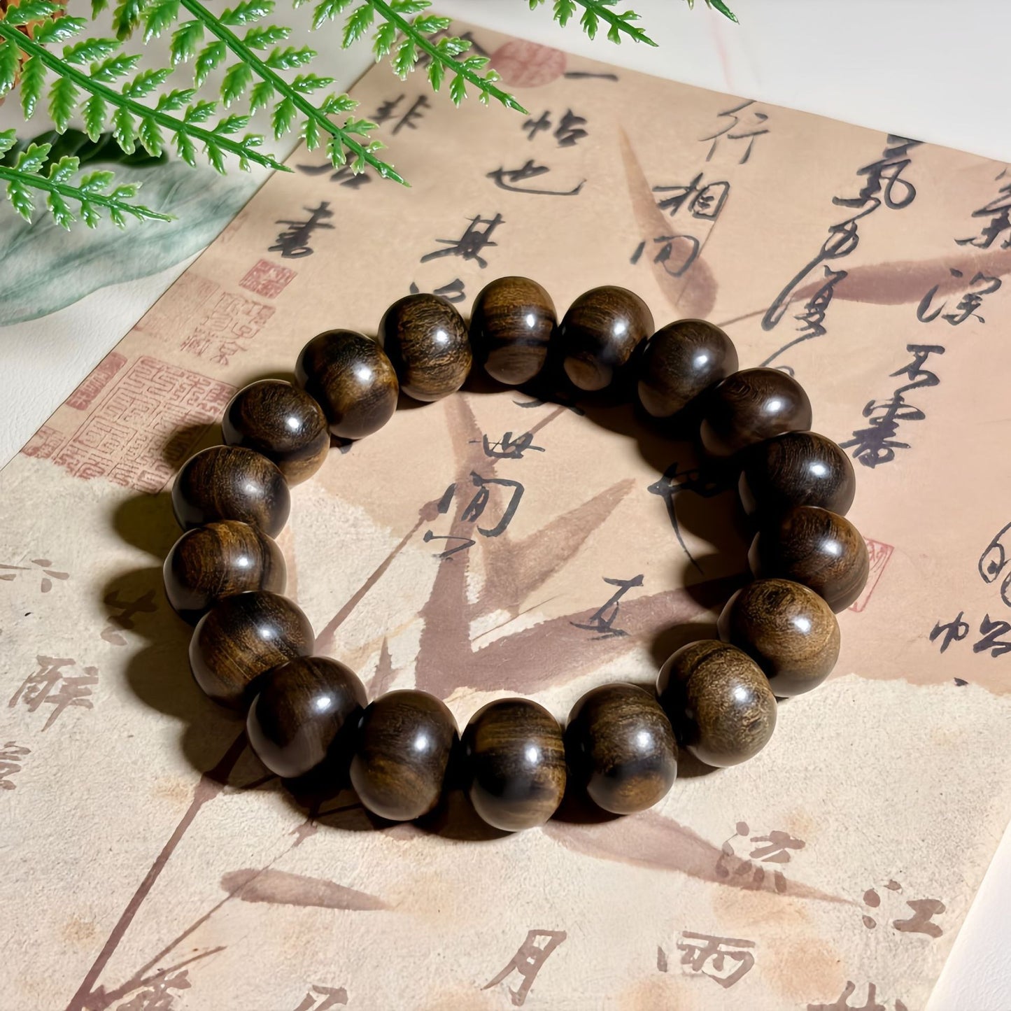 Green Sandalwood Rosewood Abacus Beads National Style Bracelets
