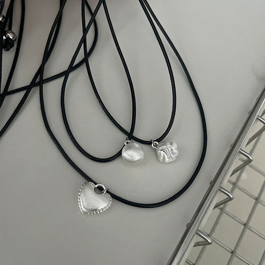 Women's Rope Long Angora Red Oval Exquisite Necklaces