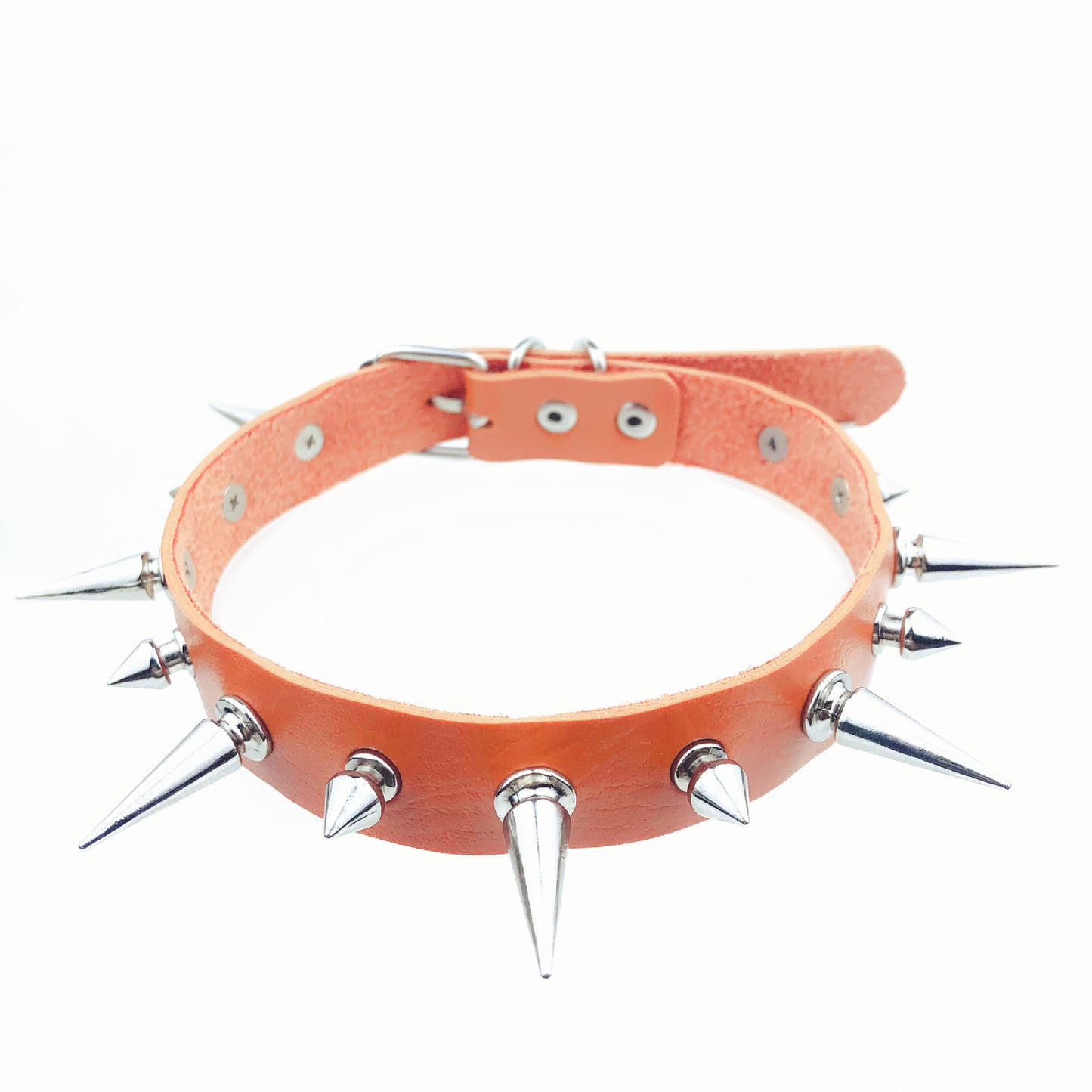 Women's Punk Leather Nail Fashion Alternative Clavicle Necklaces