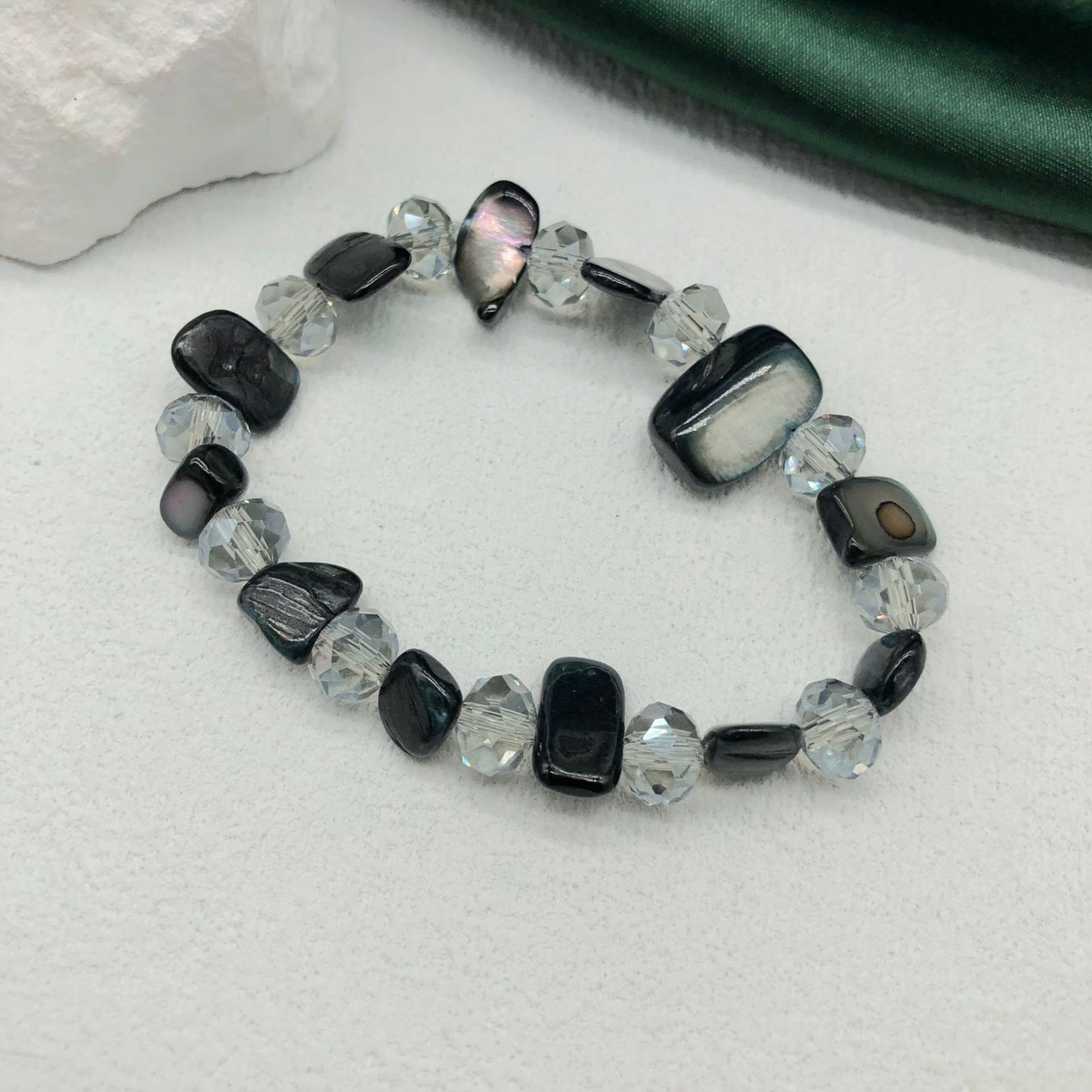 Colorful Dopamine Shell Simple Fresh Elastic String Various Bracelet