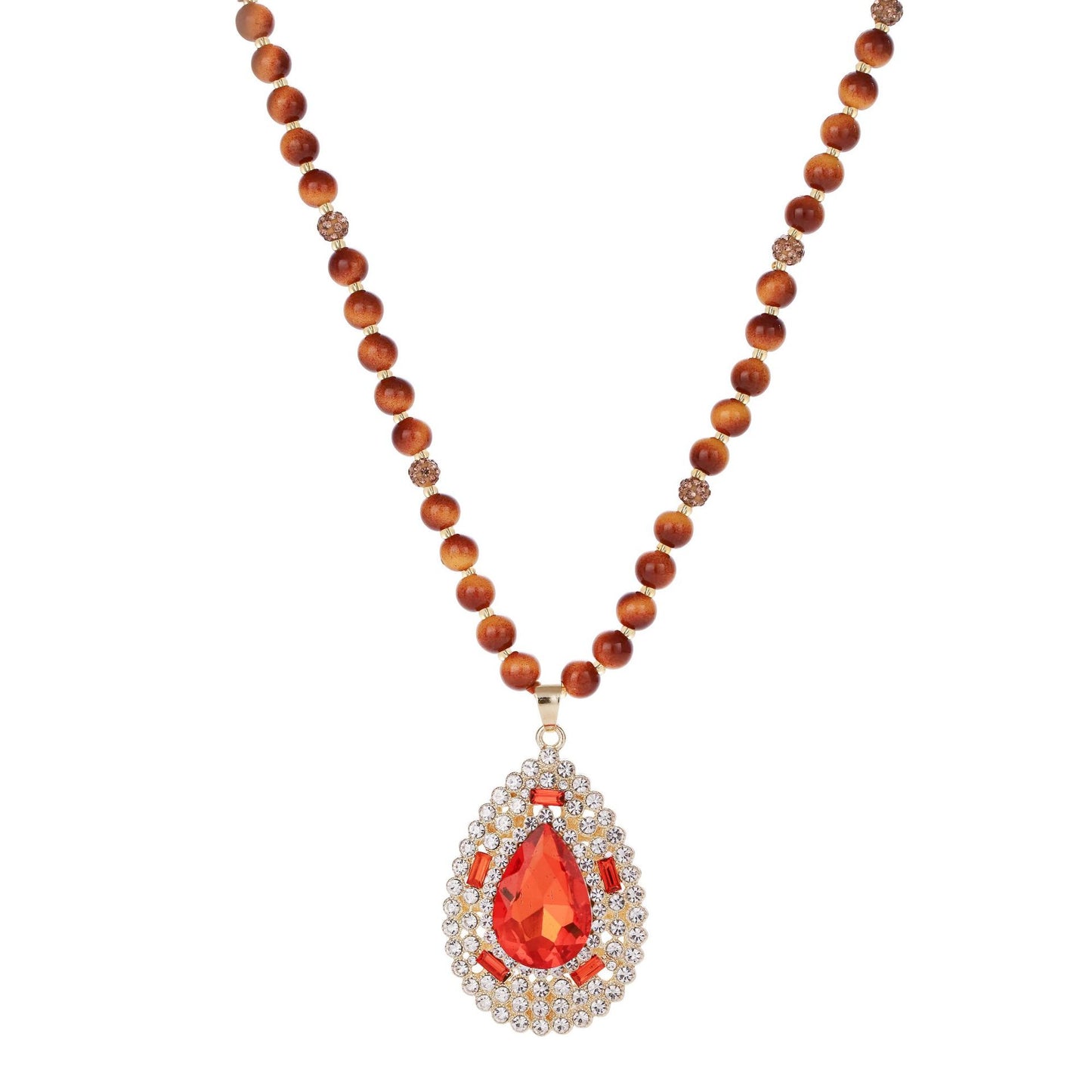 Women's Tigereye Light Luxury Long High-grade Sweater Chain Temperament Wild Clothing Necklace