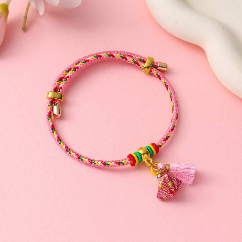 Children's Hundred Dragon Boat Festival Colorful Braided Rope Batches Of Goods Bracelets