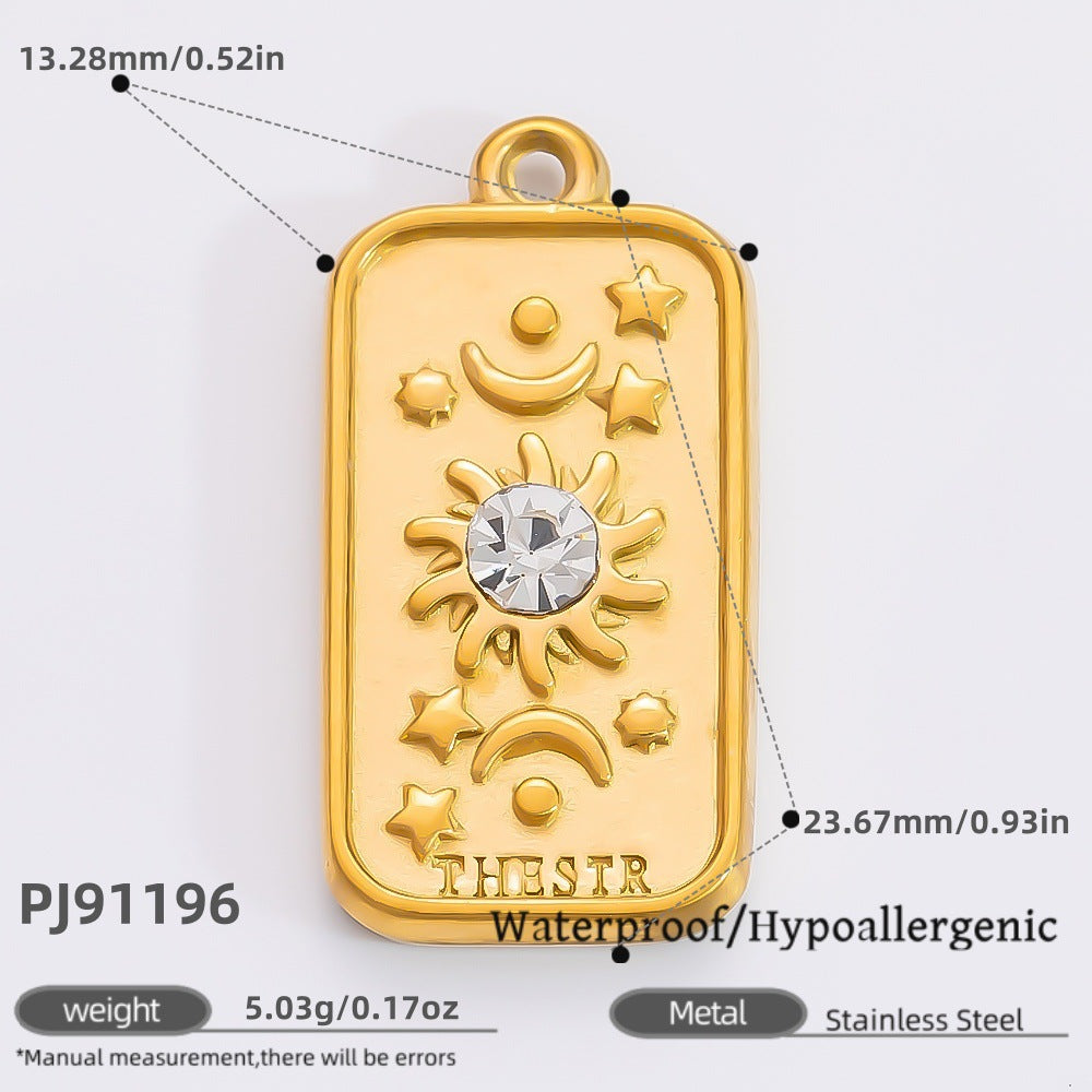 Classy Stylish Stainless Steel Gold-plated Design Jewelry Accessories