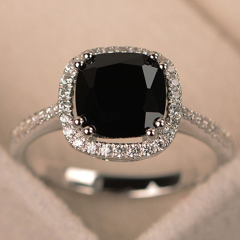 Classic Women's Sier For Marriage Engagement Rings