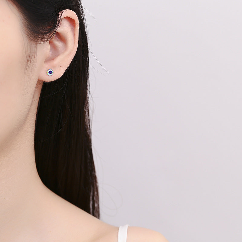 Women's Colorful Zircon Thread Simple Ear Bone Graceful Earrings