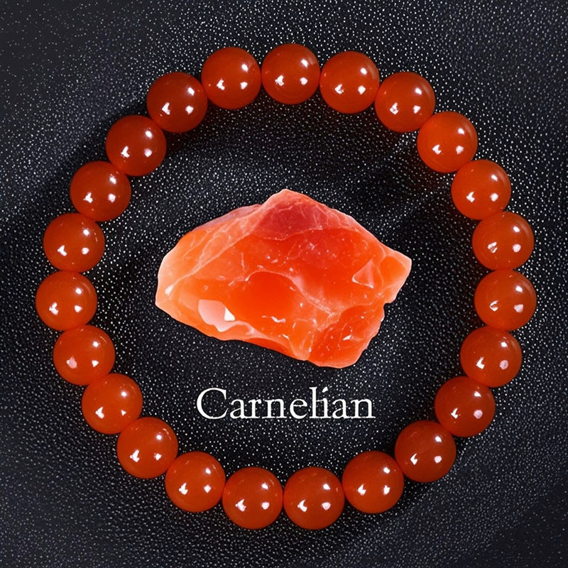 Red Green Treasure Amethyst Sunstone Lapis Lazuli Tiger Eye Handmade Bracelets