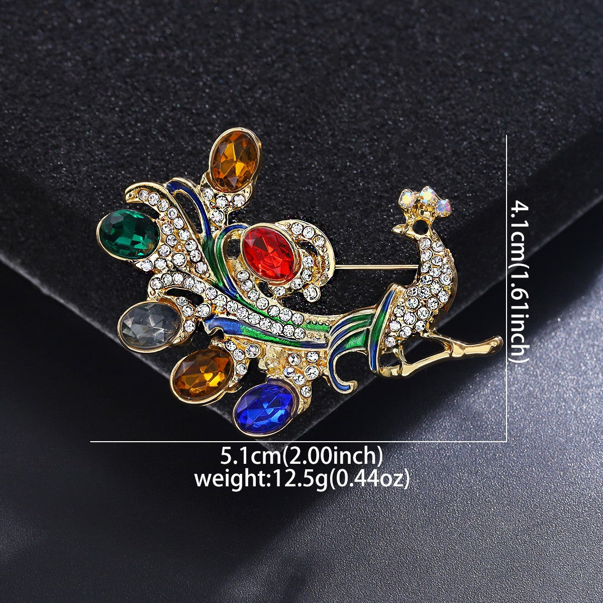 Women's & Men's Elegant Brooch Alloy Rhinestone Niche Design Business Corsage Brooches