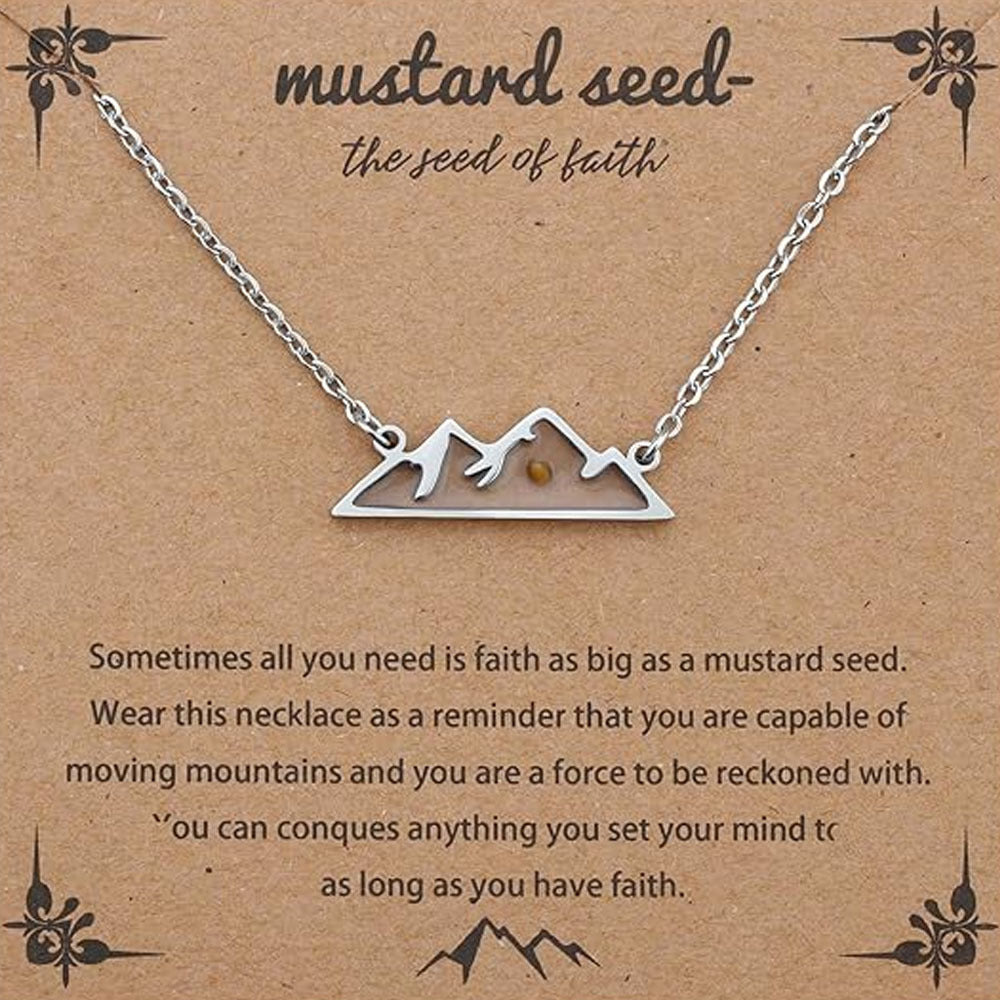 Women's & Men's Mustard Seed Fashion Female Niche Vegetable Necklaces