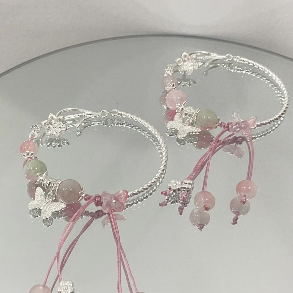 Style Beaded Weave National Female Design Ancient Cool High Bracelet