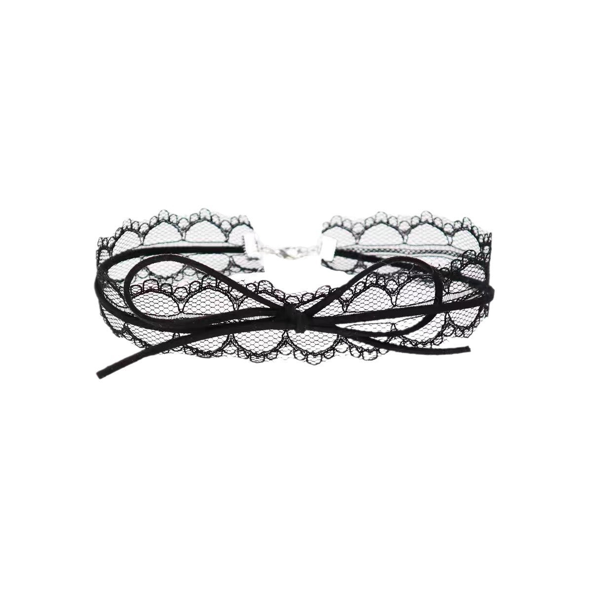 Women's Pure Hot Lace Bow Clavicle Chain Neck Collar